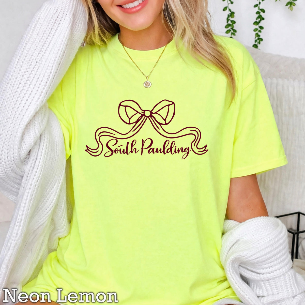 Spartans Coquette Bow Comfort Color Graphic Tee