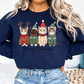 Meowy Christmas Graphic Crewneck Sweatshirt