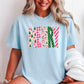 Merry Christmas Comfort Color Graphic Tee