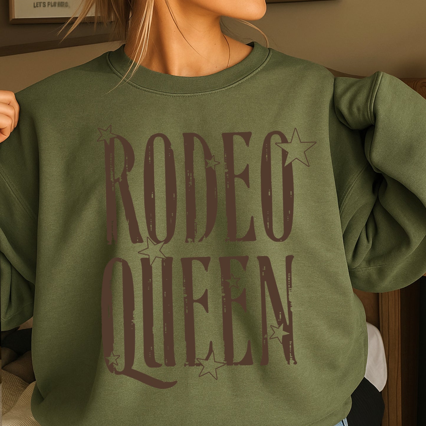 Rodeo Queen Crewneck Sweatshirt