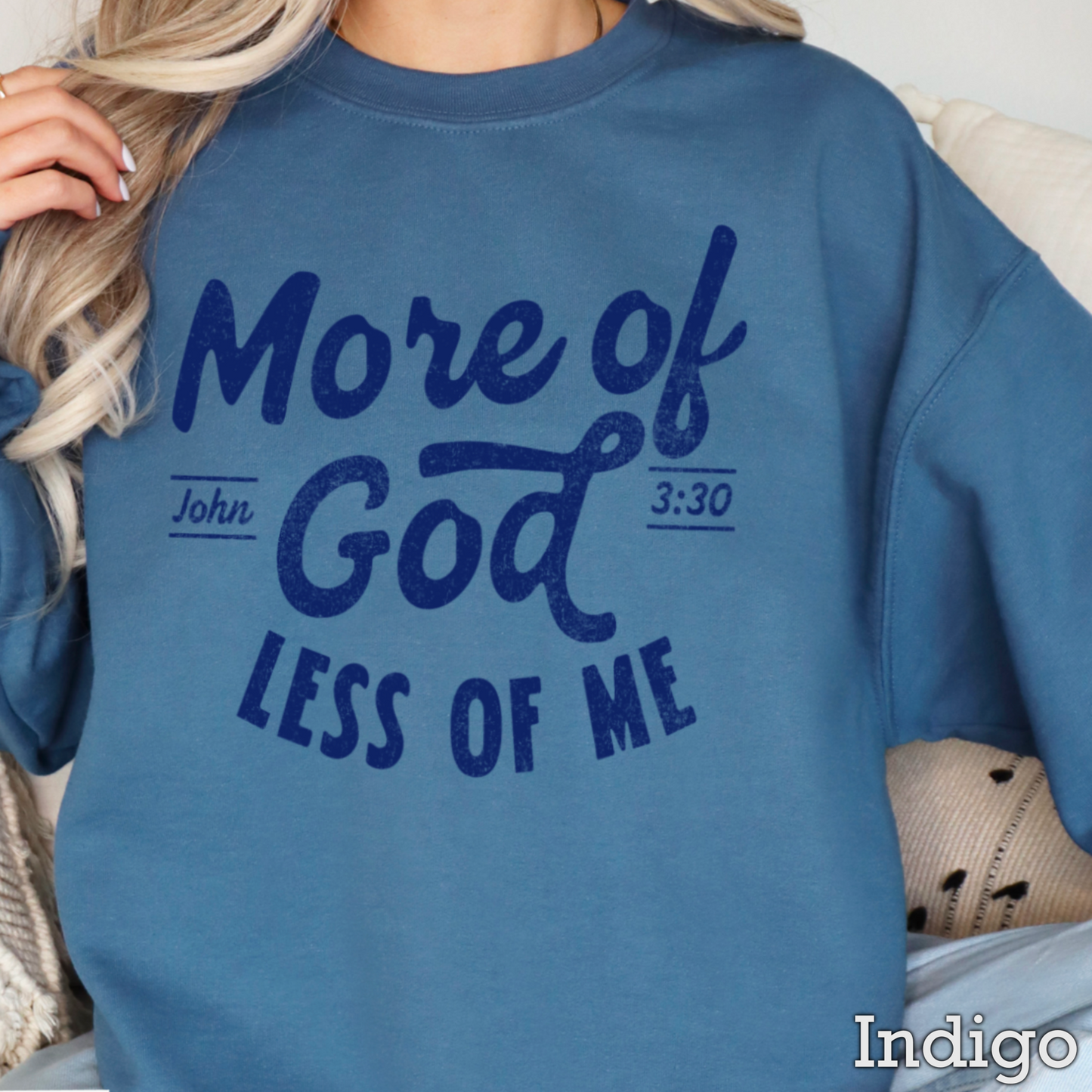 More Of God Graphic Crewneck Sweatshirt