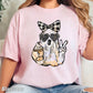 Preppy Ghost Halloween Comfort Color Graphic Tee