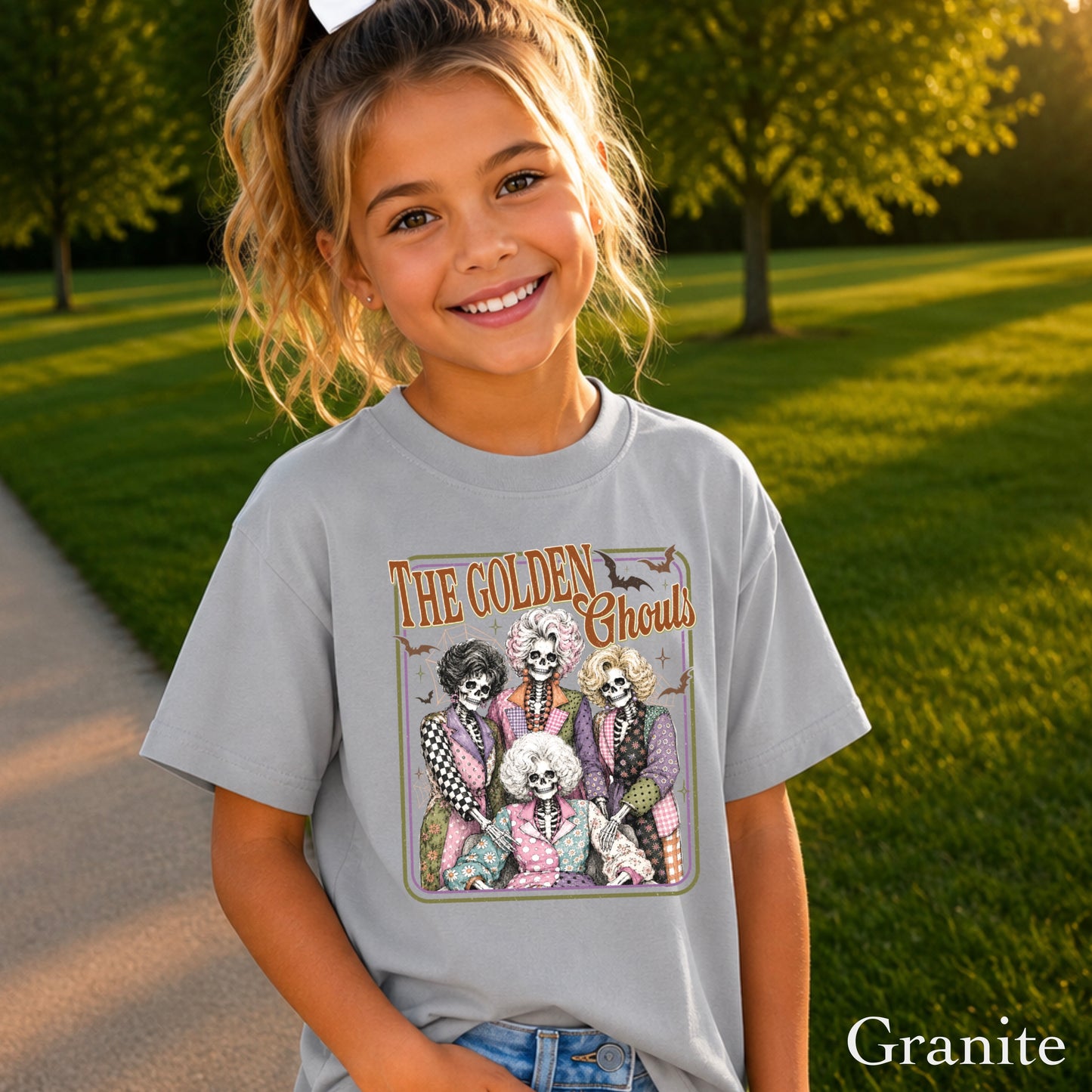 The Golden Ghouls Youth Comfort Color T-Shirt