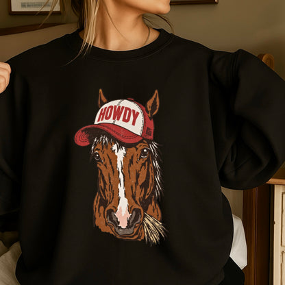 Howdy Horse Crewneck Sweatshirt