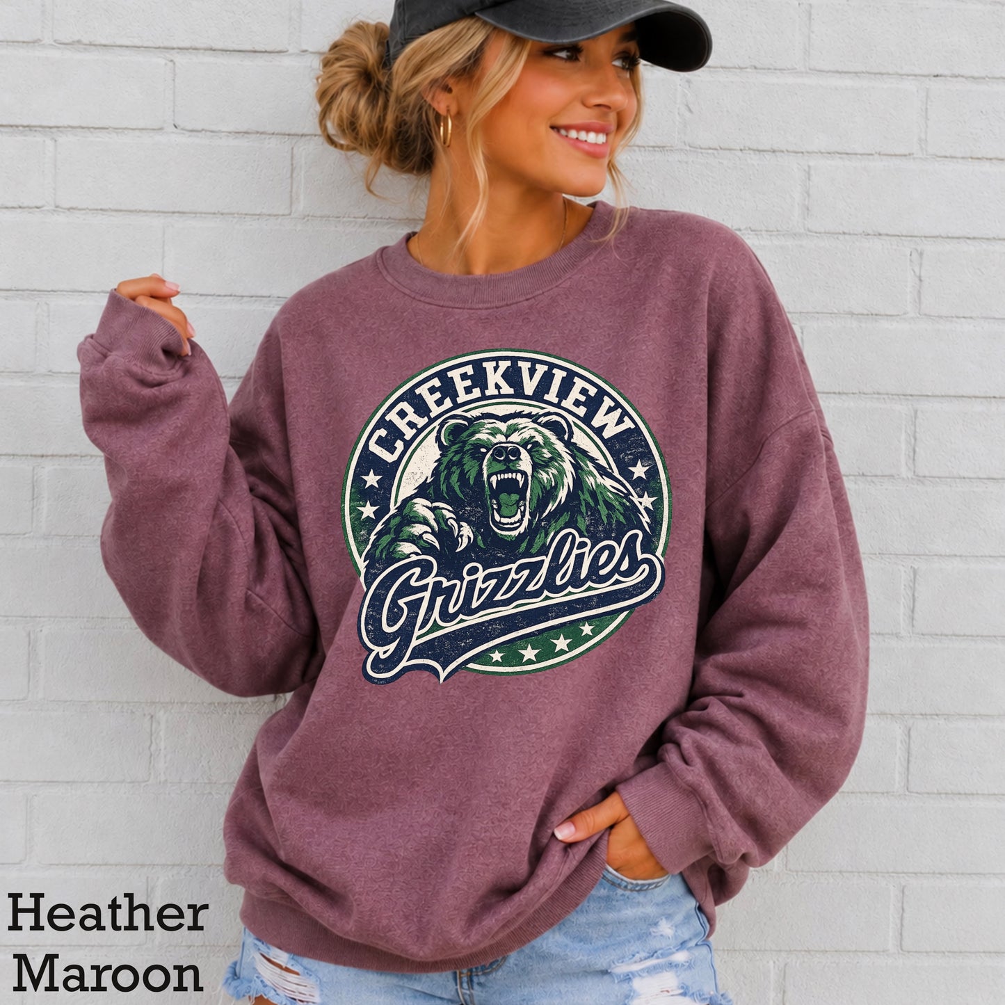 Creekview Grizzlies Crewneck Sweatshirt