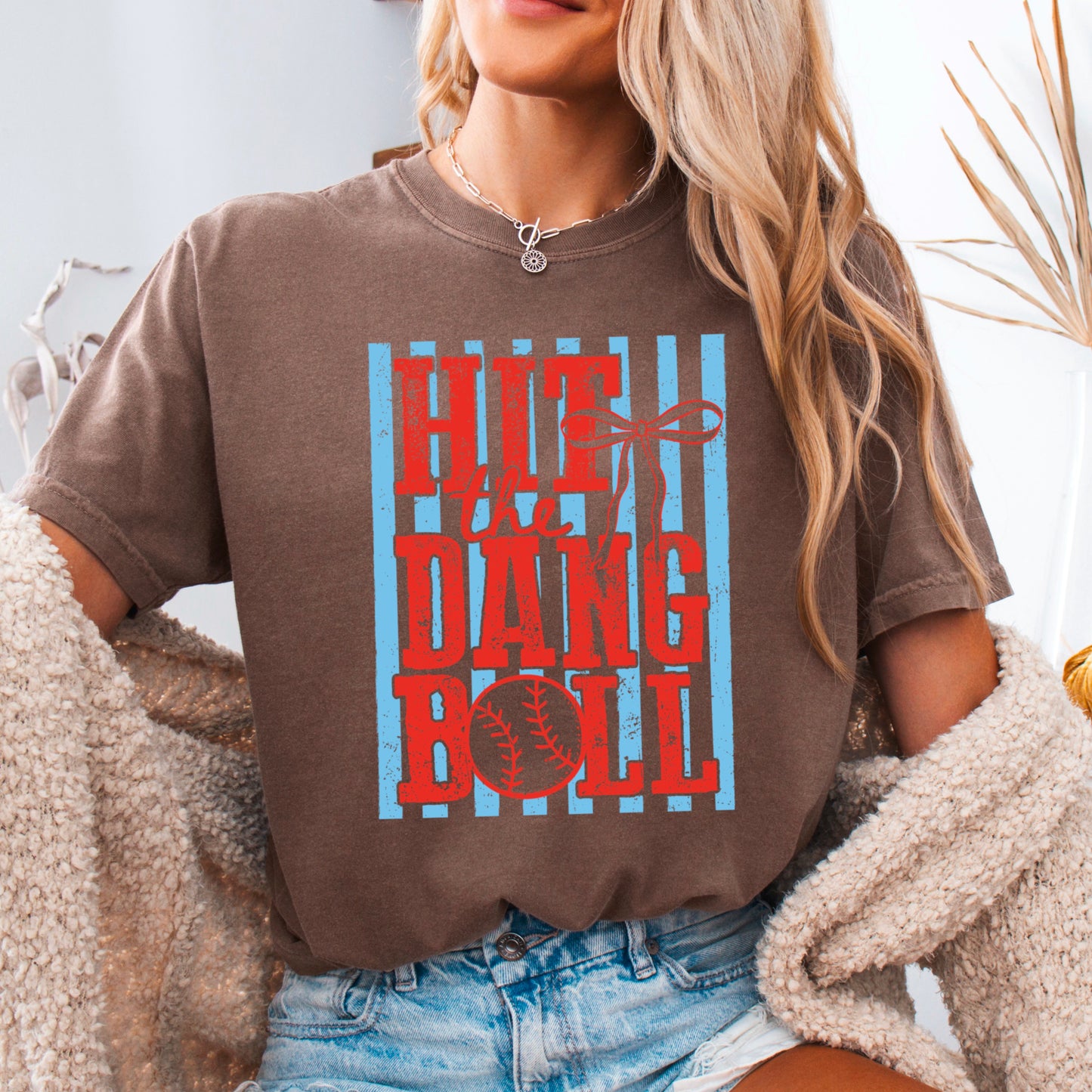 Hit The Dang Ball Comfort Color Graphic Tee
