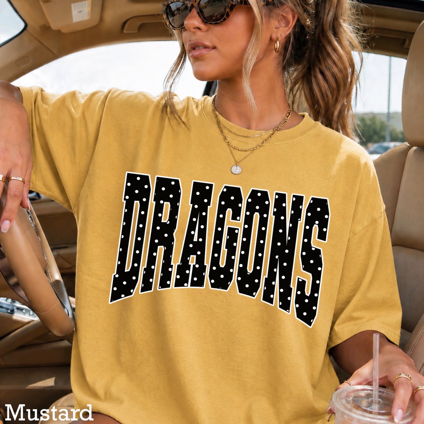 Dragons Comfort Color Graphic Tee