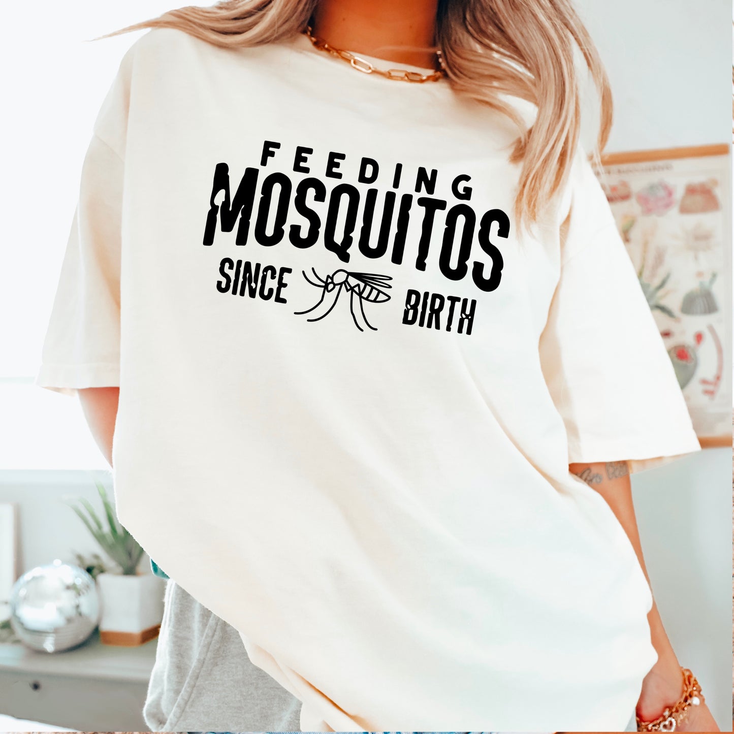 Feeding Mosquitoes Comfort Color Graphic Tee
