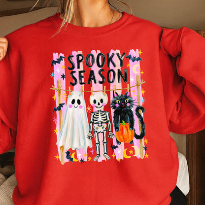 Spooky Season Halloween Crewneck Sweatshirt