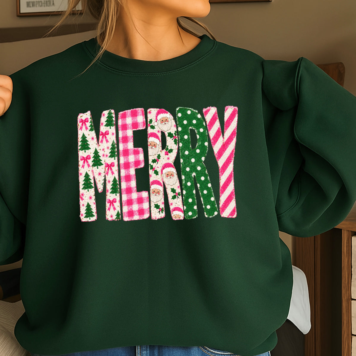 Merry Christmas Crewneck Sweatshirt