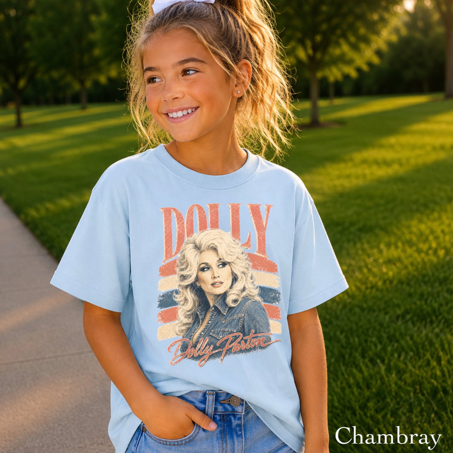Retro Dolly Youth Comfort Color T-Shirt