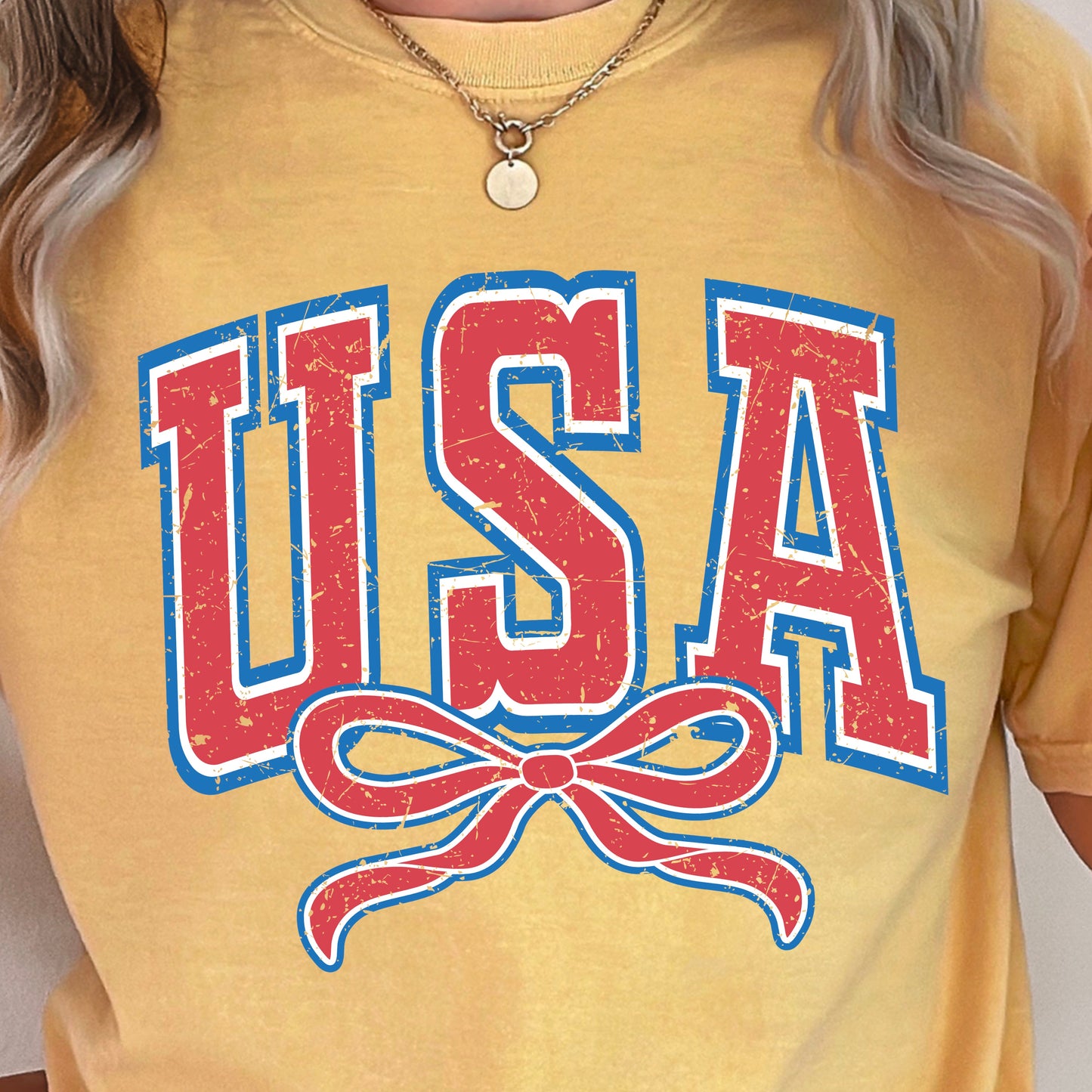 USA Coquette Comfort Color Graphic Tee