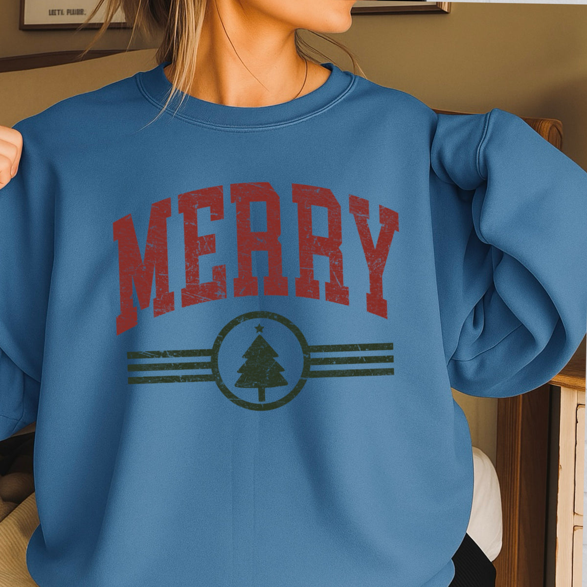 Merry Christmas Crewneck Sweatshirt