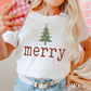 Merry Comfort Color Graphic Tee