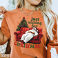 Just Waiting For Christmas Comfort Color Graphic Tee