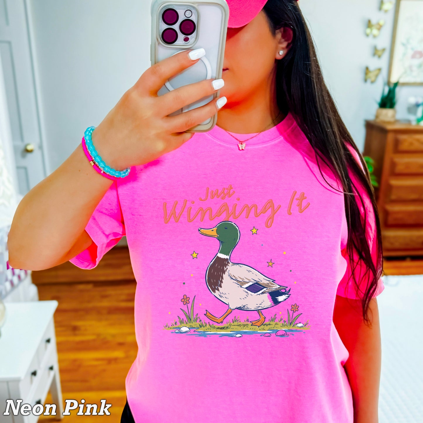 Just Winging It Comfort Color Graphic Tee