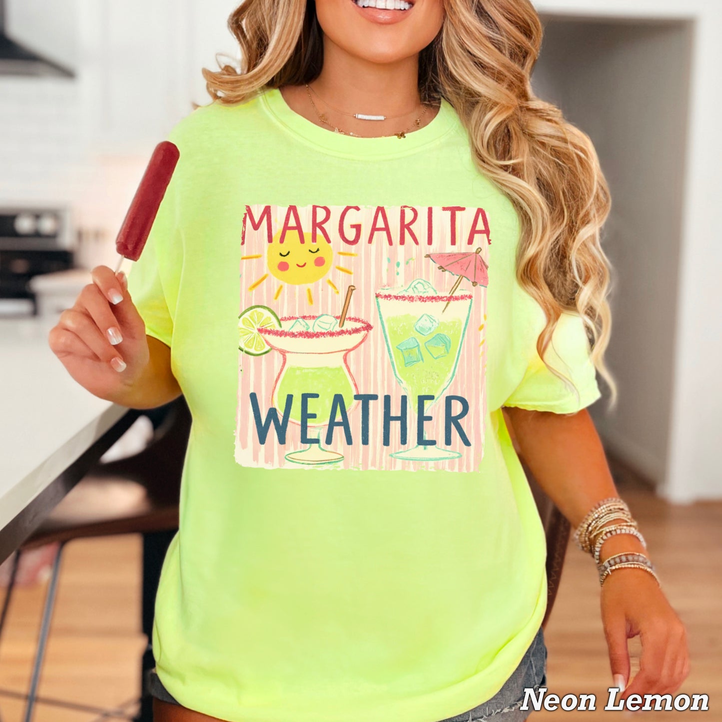 Margarita Weather Comfort Color Graphic Tee