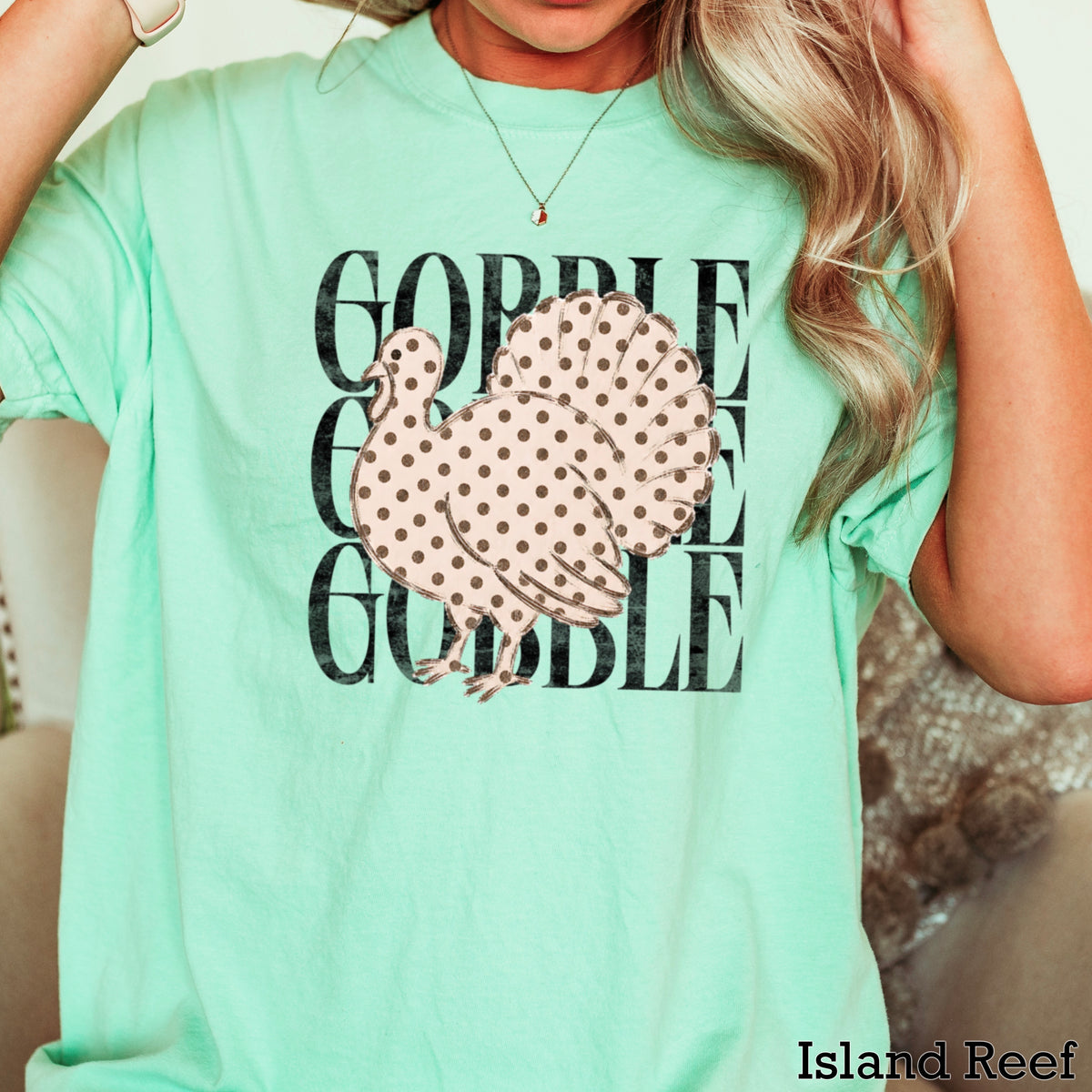 Gobble Thanksgiving Comfort Color Graphic Tee