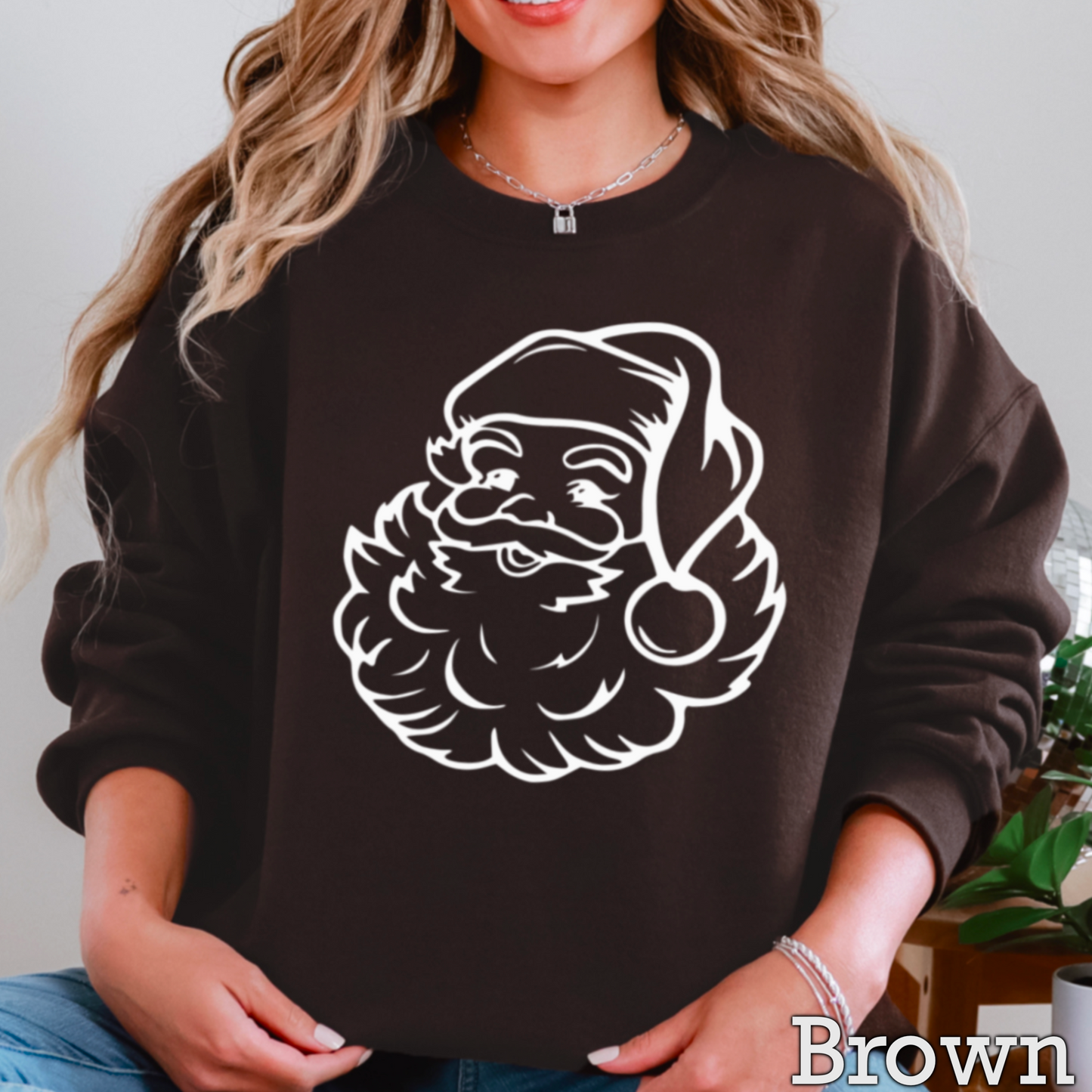 Vintage Santa Crewneck Sweatshirt
