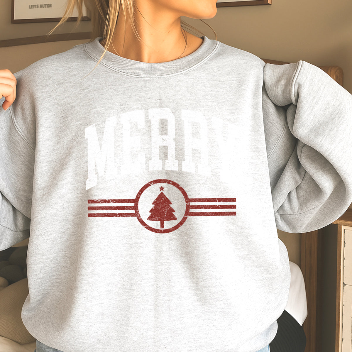 Merry Christmas Crewneck Sweatshirt
