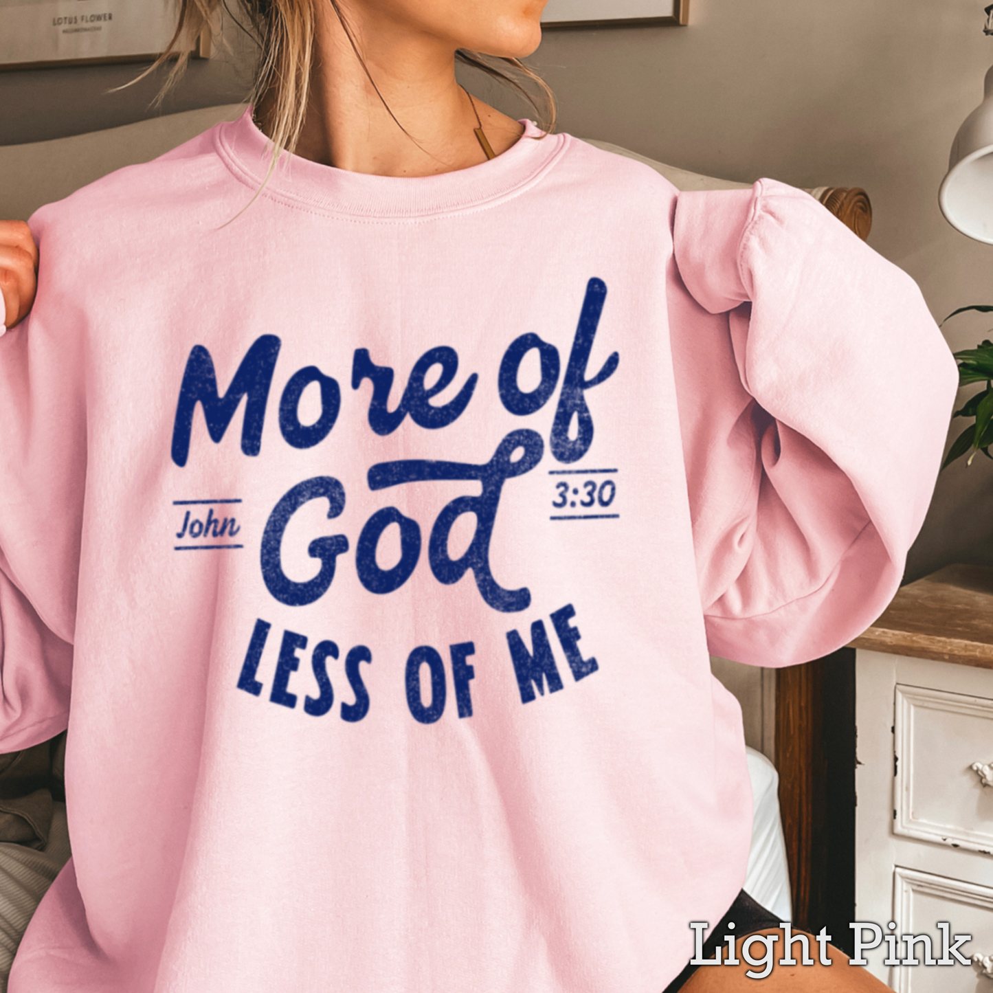 More Of God Graphic Crewneck Sweatshirt