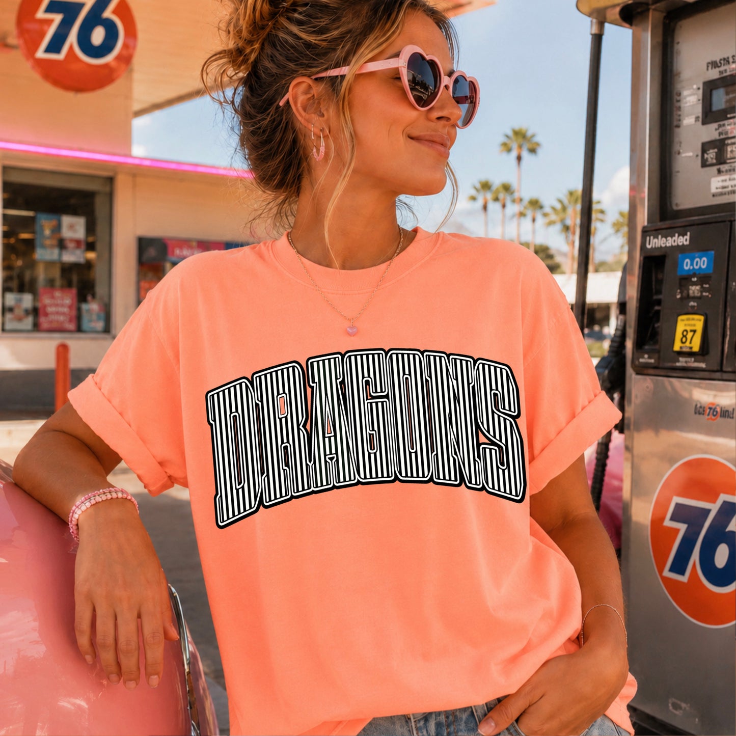 Dragons Comfort Color Graphic Tee