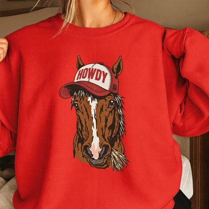 Howdy Horse Crewneck Sweatshirt
