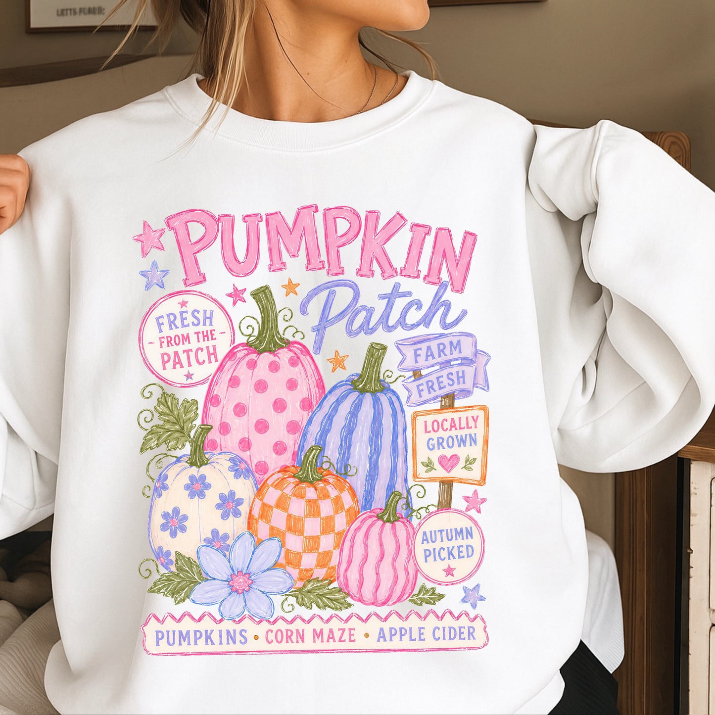 Pumpkin Patch Crewneck Sweatshirt
