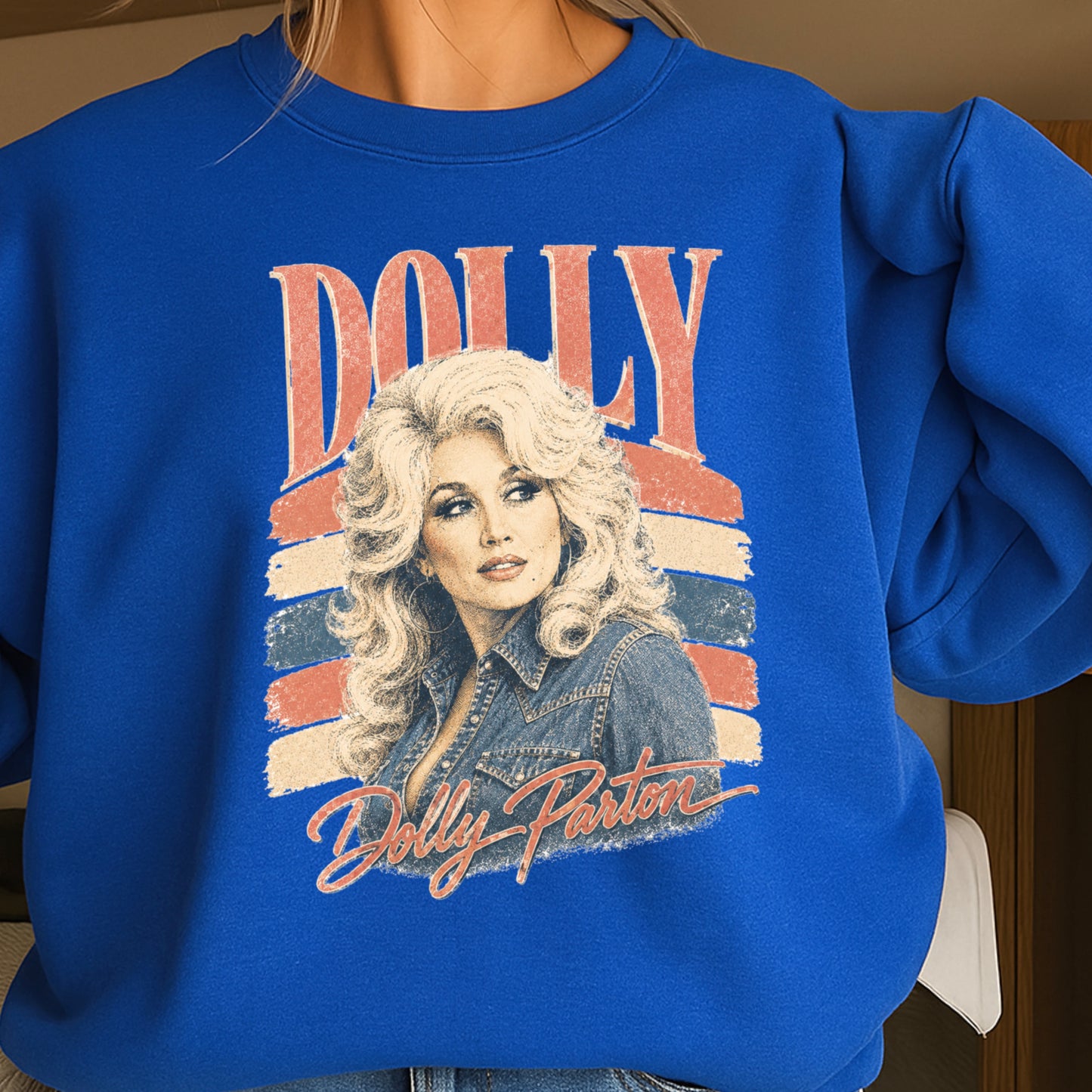 Retro Dolly Crewneck Sweatshirt