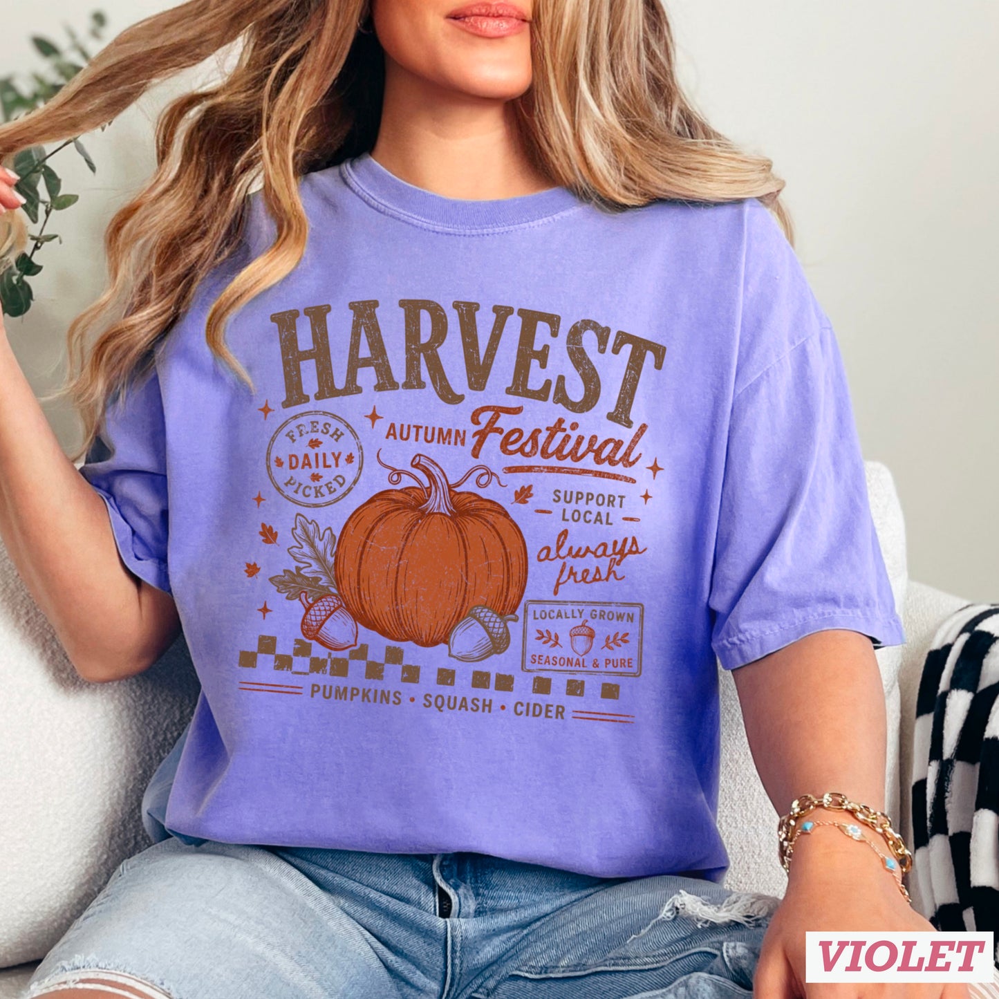 Harvest Festival Comfort Color Graphic Tee