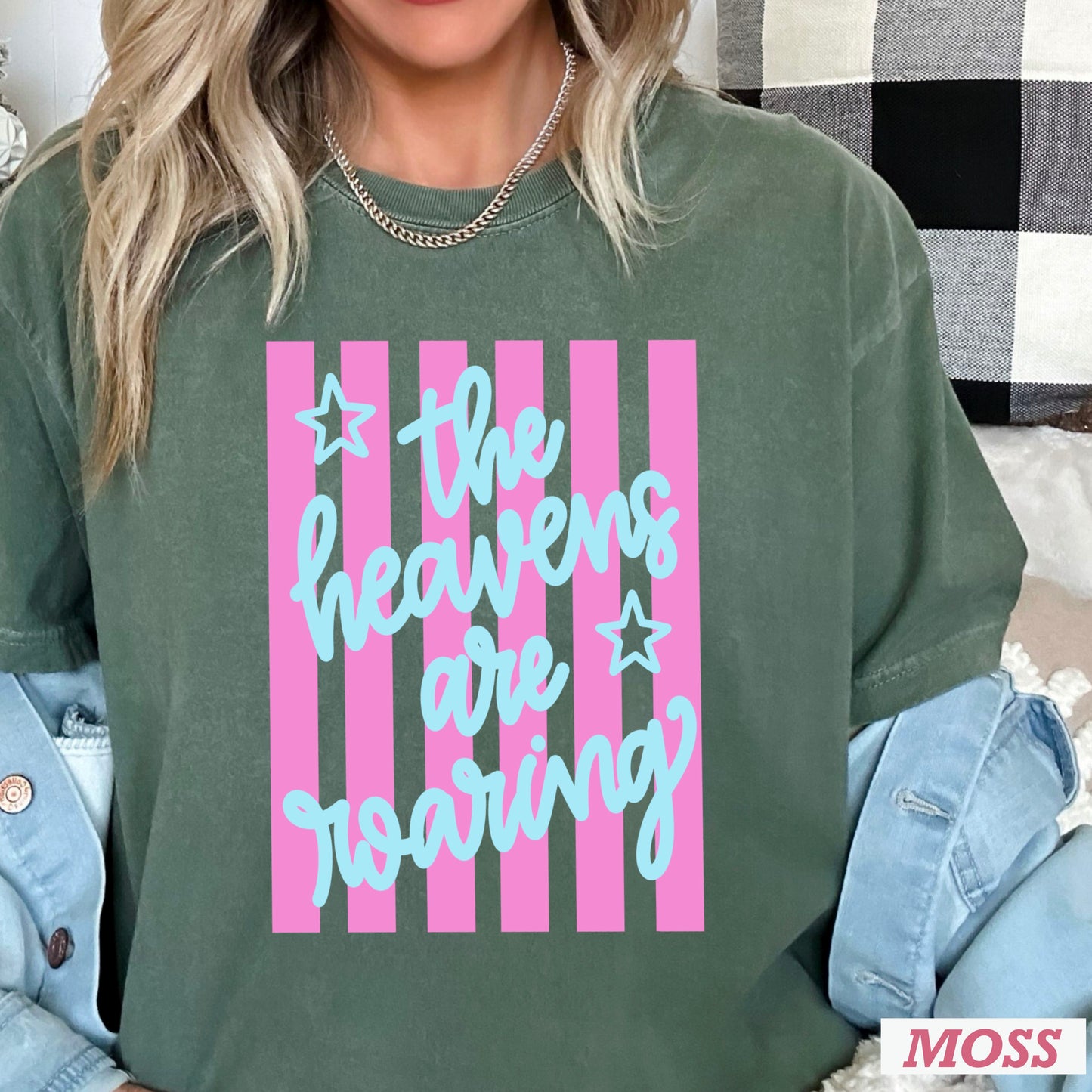 The Heavens Are Roaring Comfort Color Graphic Tee