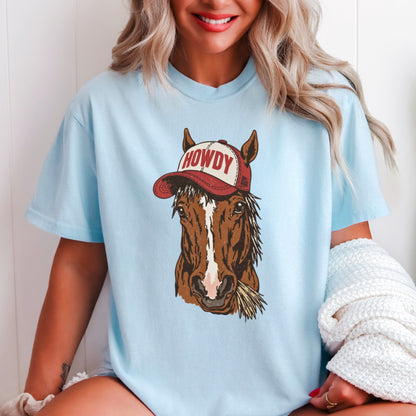 Howdy Horse Comfort Color Graphic Tee