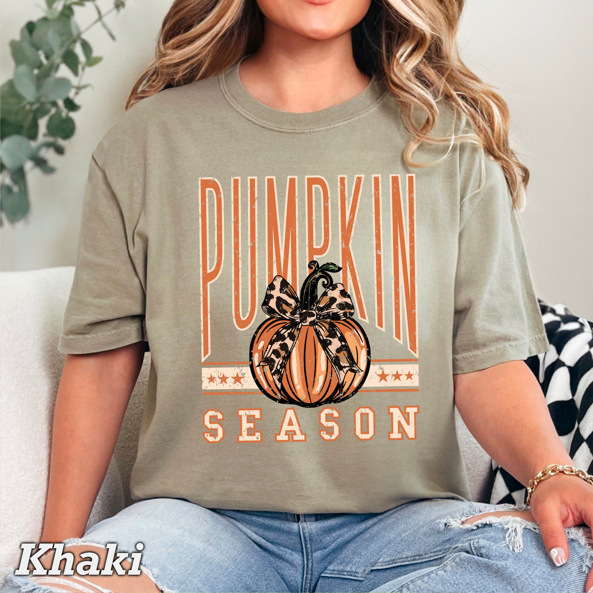 Pumpkin Season Comfort Color Graphic Tee