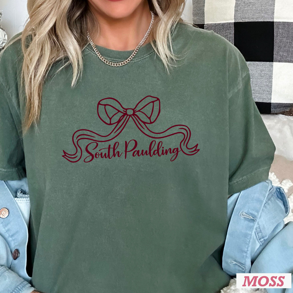 Spartans Coquette Bow Comfort Color Graphic Tee