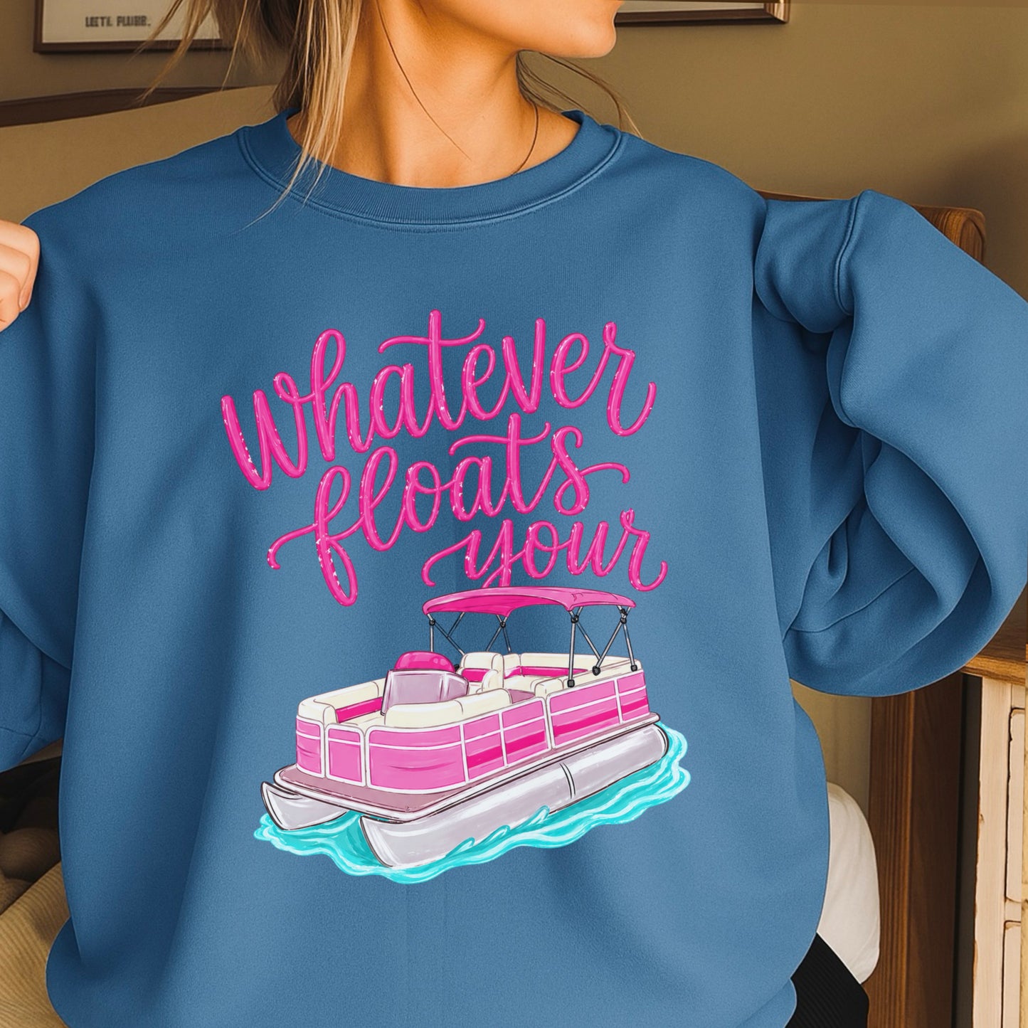 Whatever Floats Your Boat Crewneck Sweatshirt