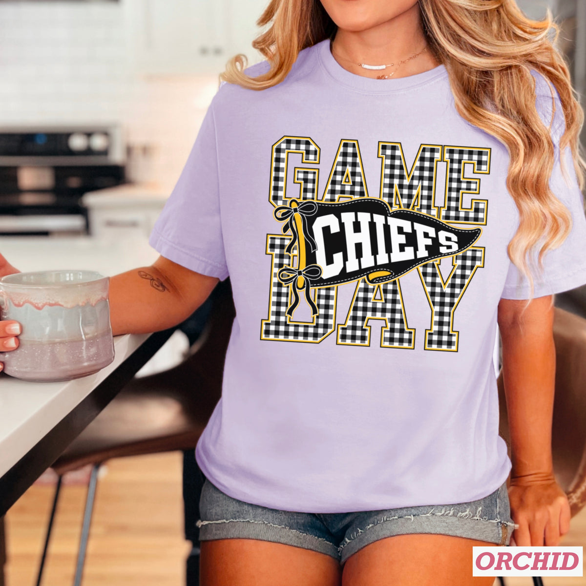 Chiefs Comfort Color Graphic Tee