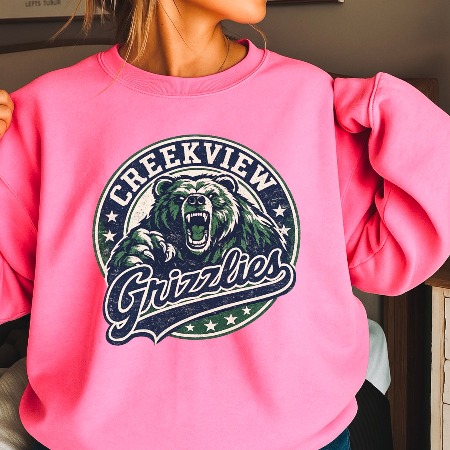 Creekview Grizzlies Crewneck Sweatshirt