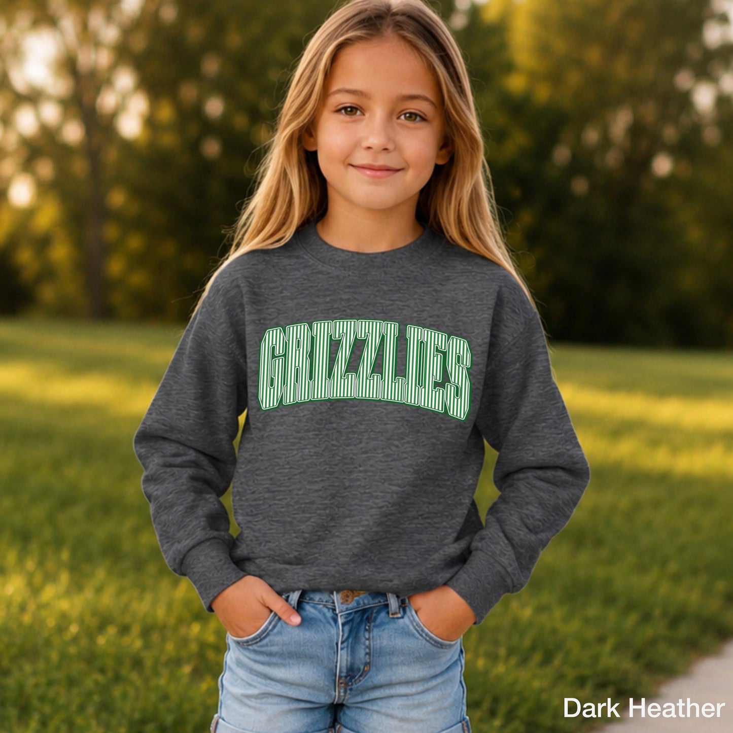 Grizzlies Youth Crewneck Sweatshirt