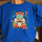 Preppy Nutcracker Christmas Crewneck Sweatshirt