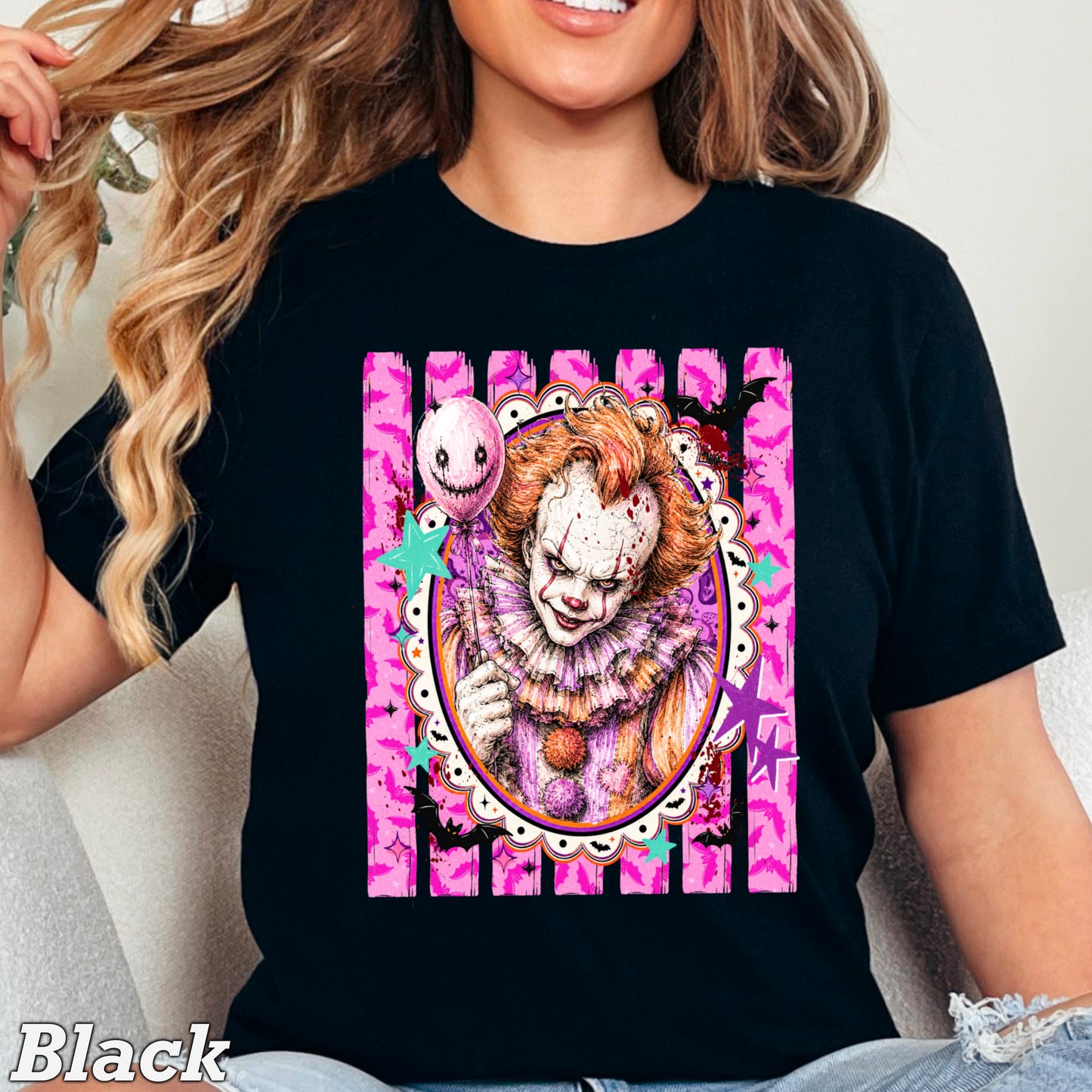 Horror Film Character Halloween Comfort Color Graphic Tee