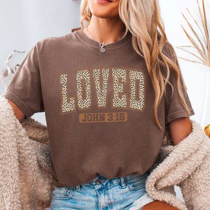 John 3:16 Valentine’s Day Comfort Color Graphic Tee