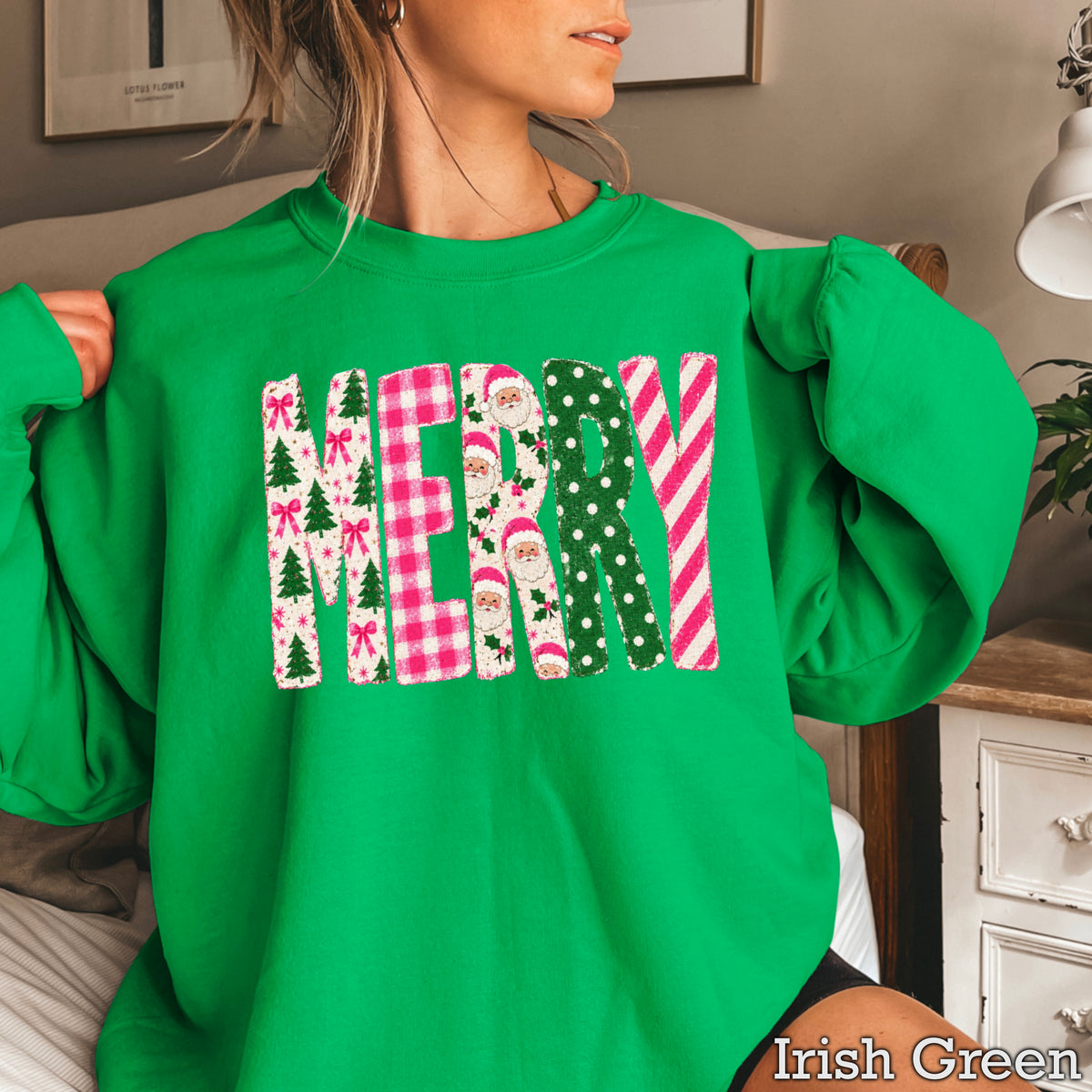 Merry Christmas Crewneck Sweatshirt