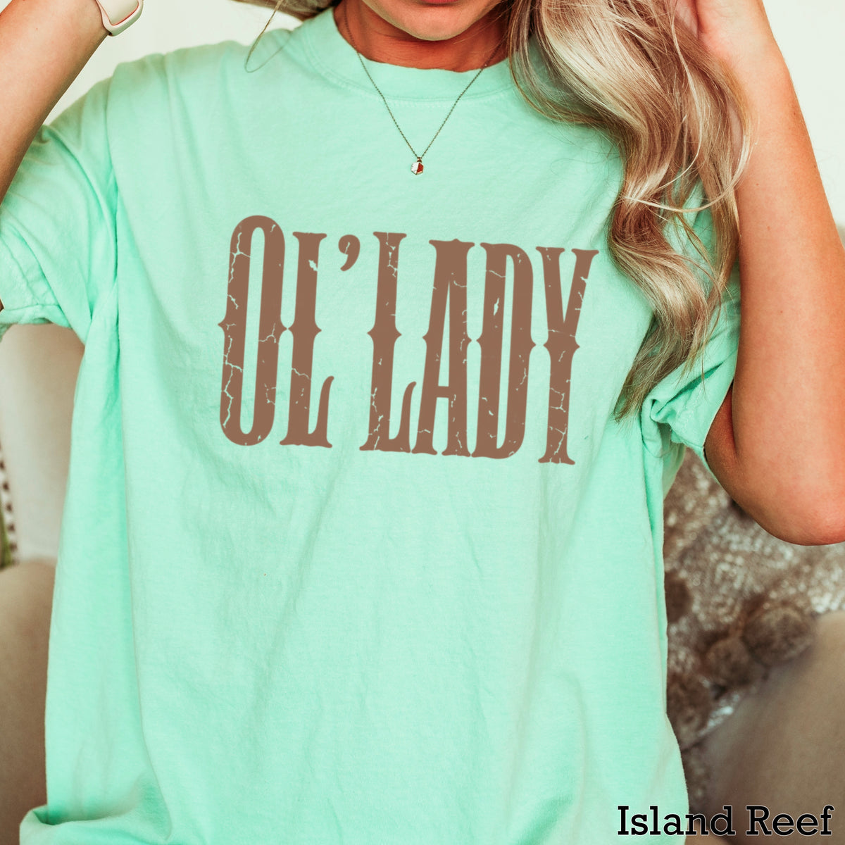 Ol’ Lady Comfort Color Graphic Tee
