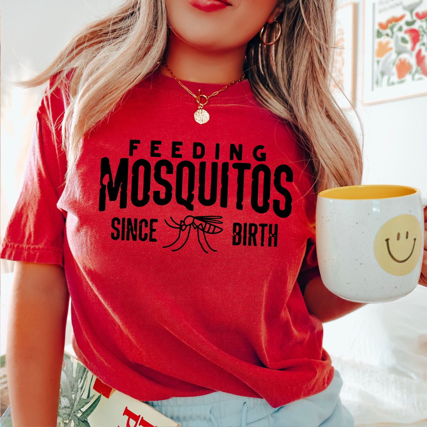 Feeding Mosquitoes Comfort Color Graphic Tee
