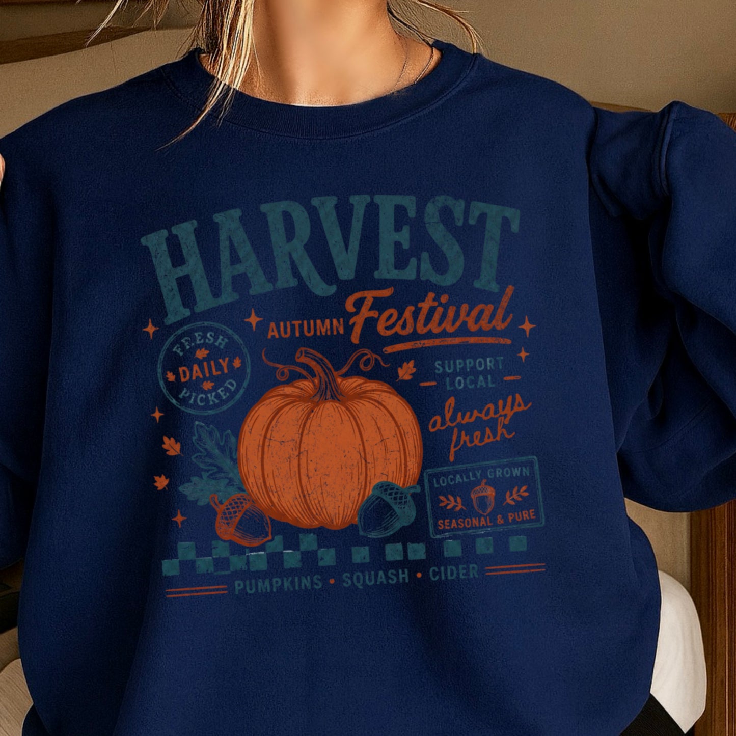 Harvest Festival Fall Crewneck Sweatshirt