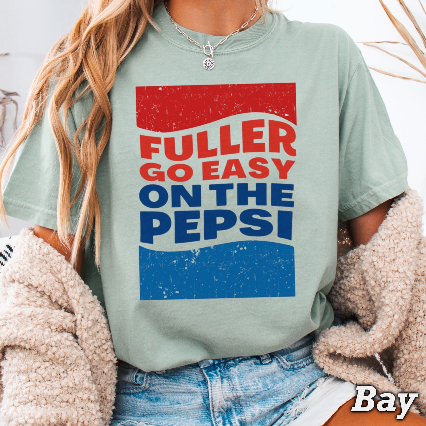 Fuller Go Easy On The Pepsi Comfort Color Graphic Tee