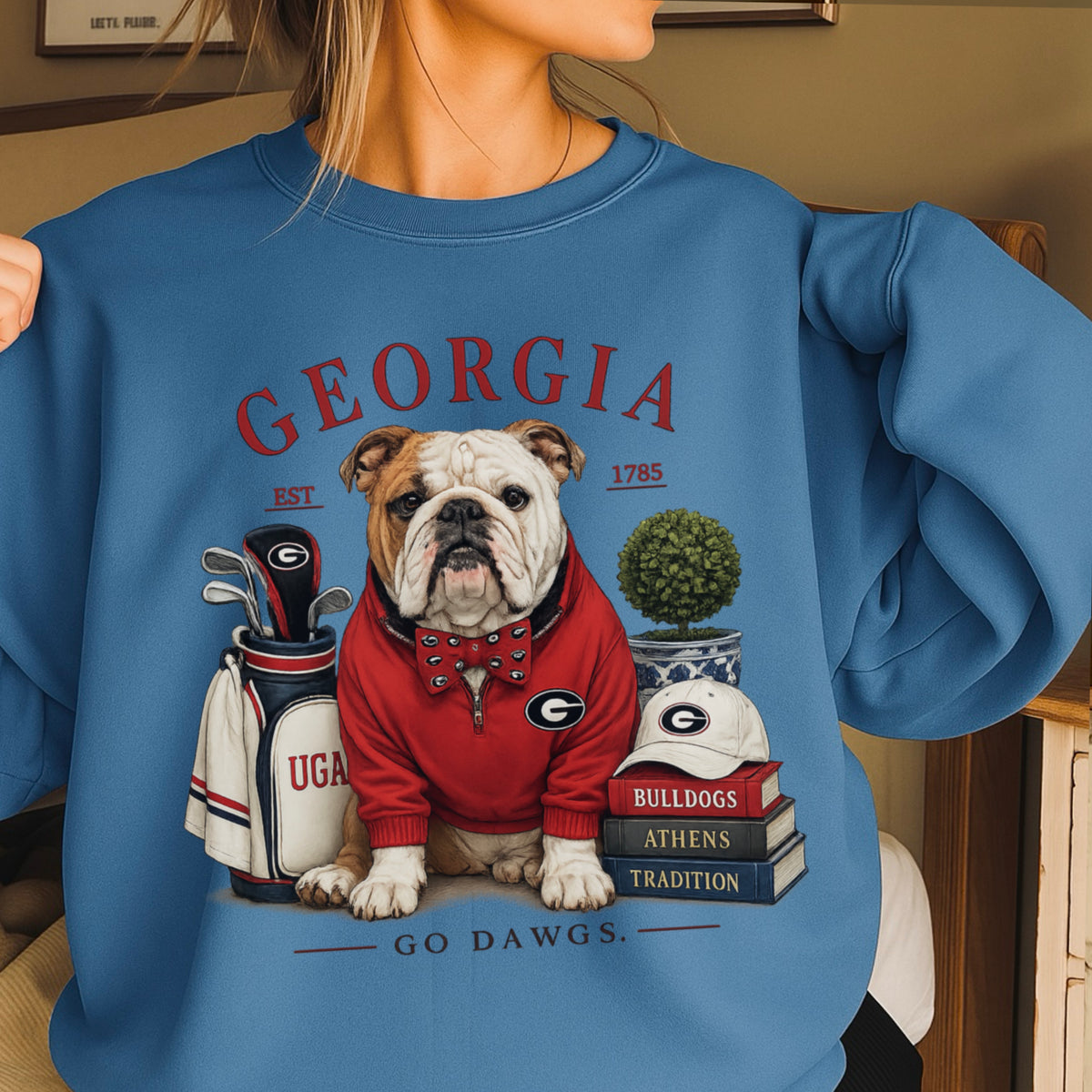 Red & Black Traditions Crewneck Sweatshirt