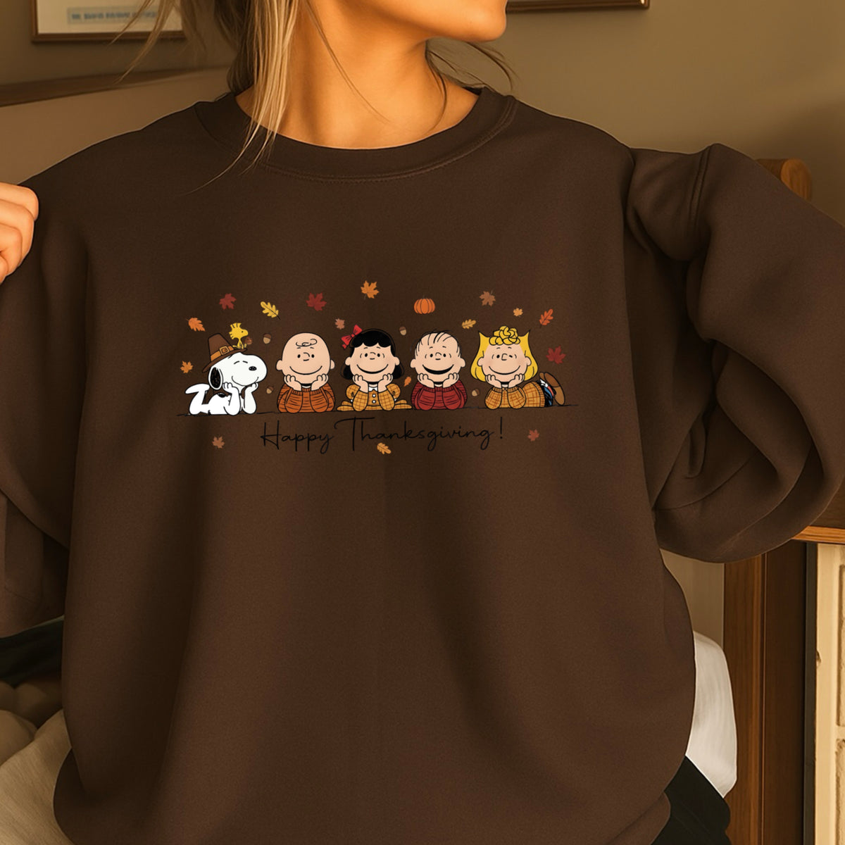 Happy Thanksgiving Crewneck Sweatshirt