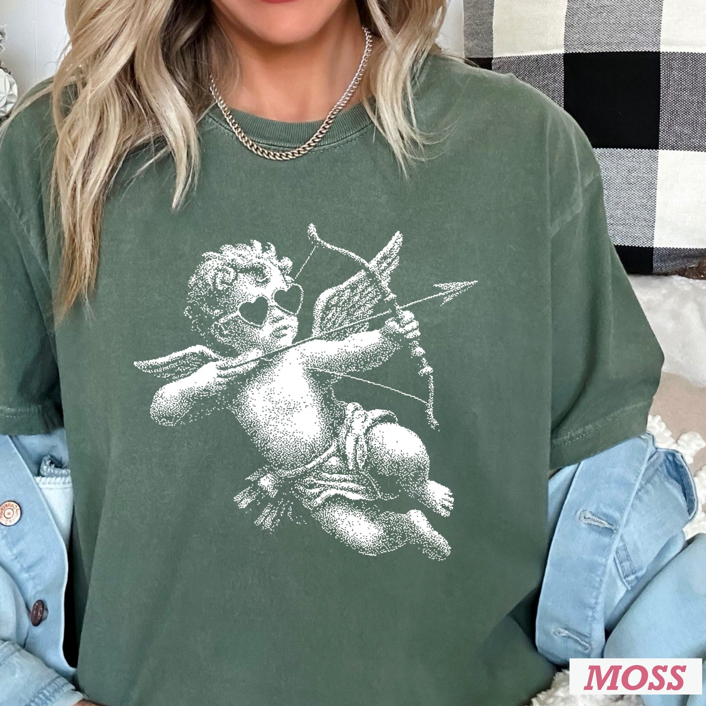 Halftone Valentine’s Day Comfort Color Graphic Tee