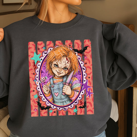 Horror Film Character Crewneck Sweatshirt